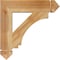 Ekena Millwork Imperial Arts & Crafts Rough Sawn Bracket, Western Red Cedar, 4"W x 20"D x 20"H BKT04X20X20IMP03RWR - alternate 3